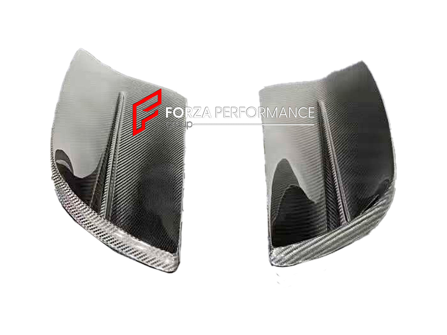 CARBON FRONT FENDER AIR VENT TRIMS for MASERATI MC20 2020+