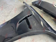 CARBON FRONT FENDERS for BMW 4 SERIES F32 M4 F82 2013 - 2020

Set includes:
Front Fenders

Material: Carbon

NOTE: Professional installation is required.