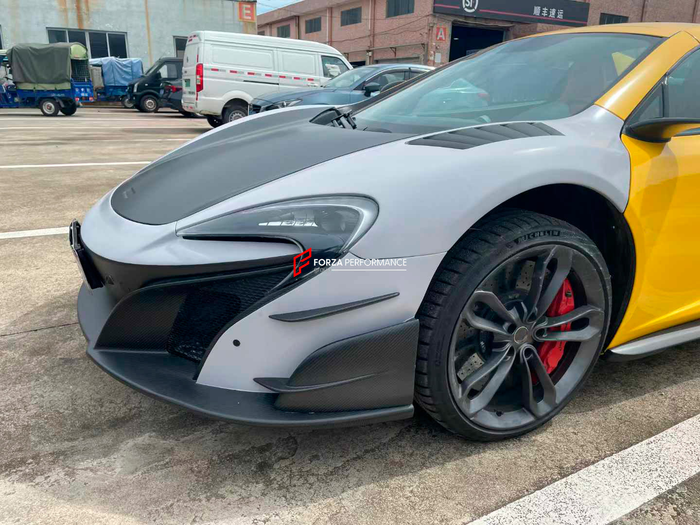 CARBON FRONT FENDERS for MCLAREN MP4-12C 625C 650S UPGRADE to 675LT MS