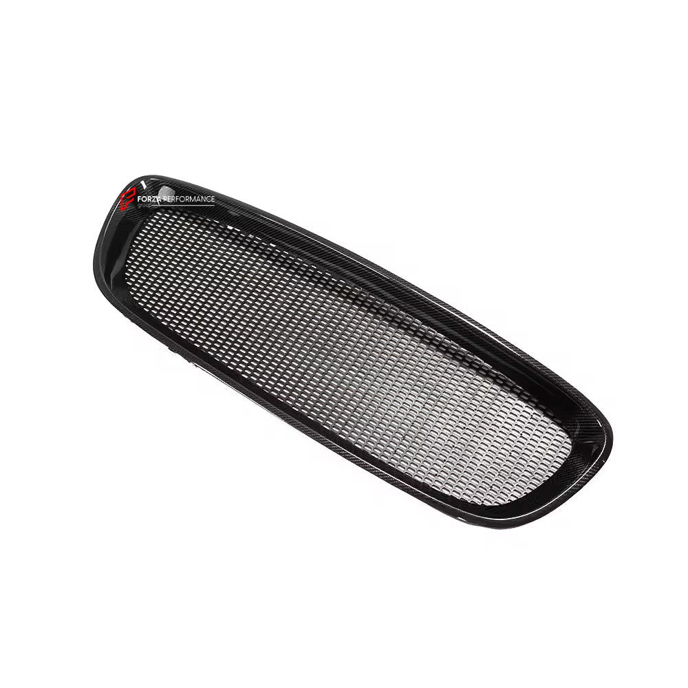CARBON FRONT GRILLE for JAGUAR F-TYPE 2013 - 2016
Set includes:
Front Grille
Material: Carbon Fiber
NOTE: Professional installation is required.
