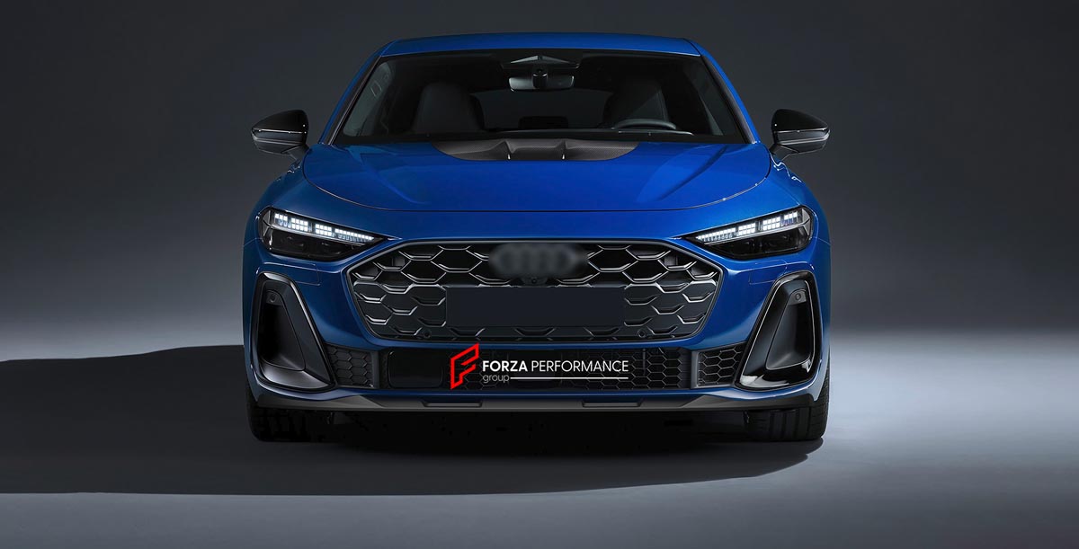 Carbon Front Lip for AUDI A5 S5 B10 2024+
Set includes:

Front Lip
Material: Carbon

NOTE: Professional installation is required.