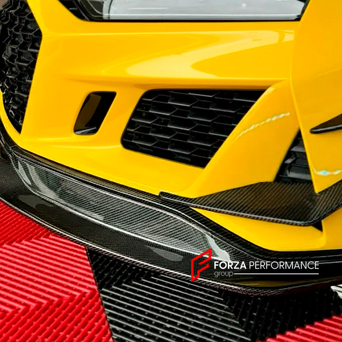 CARBON Front Lip for Audi R8 V8 V10 Coupe Spyder 2019+
Set includes:

Front Lip
Material: Carbon

NOTE: Professional installation is required.
