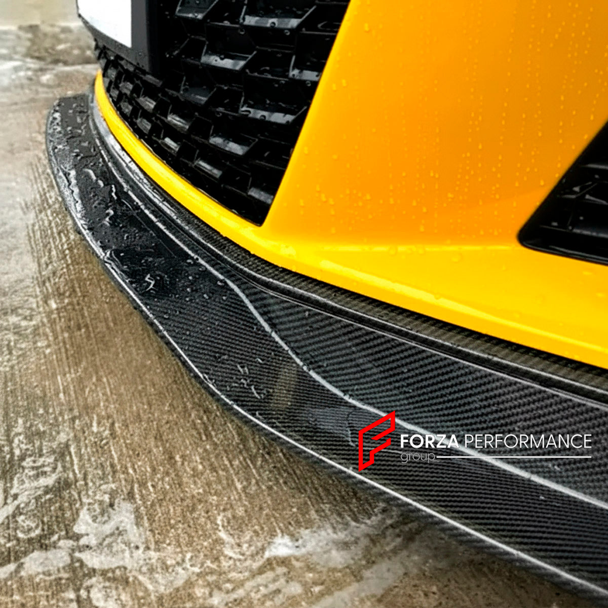 CARBON Front Lip for Audi R8 V8 V10 Coupe Spyder 2019+
Set includes:

Front Lip
Material: Carbon

NOTE: Professional installation is required.