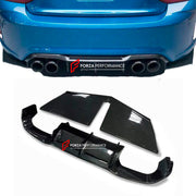 CARBON FIBER REAR DIFFUSER MTC STYLE FOR BMW M2/M2C F87 2017-2021