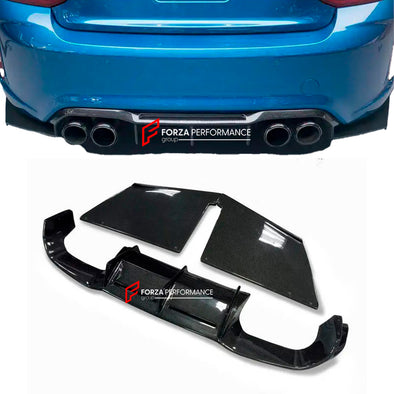 CARBON FIBER REAR DIFFUSER MTC STYLE FOR BMW M2/M2C F87 2017-2021
