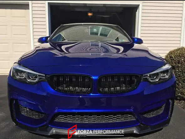 CARBON FIBER FRONT LIP CS STYLE FOR BMW M3 F80 2014-2028 M4 F82 F83 2014-2020