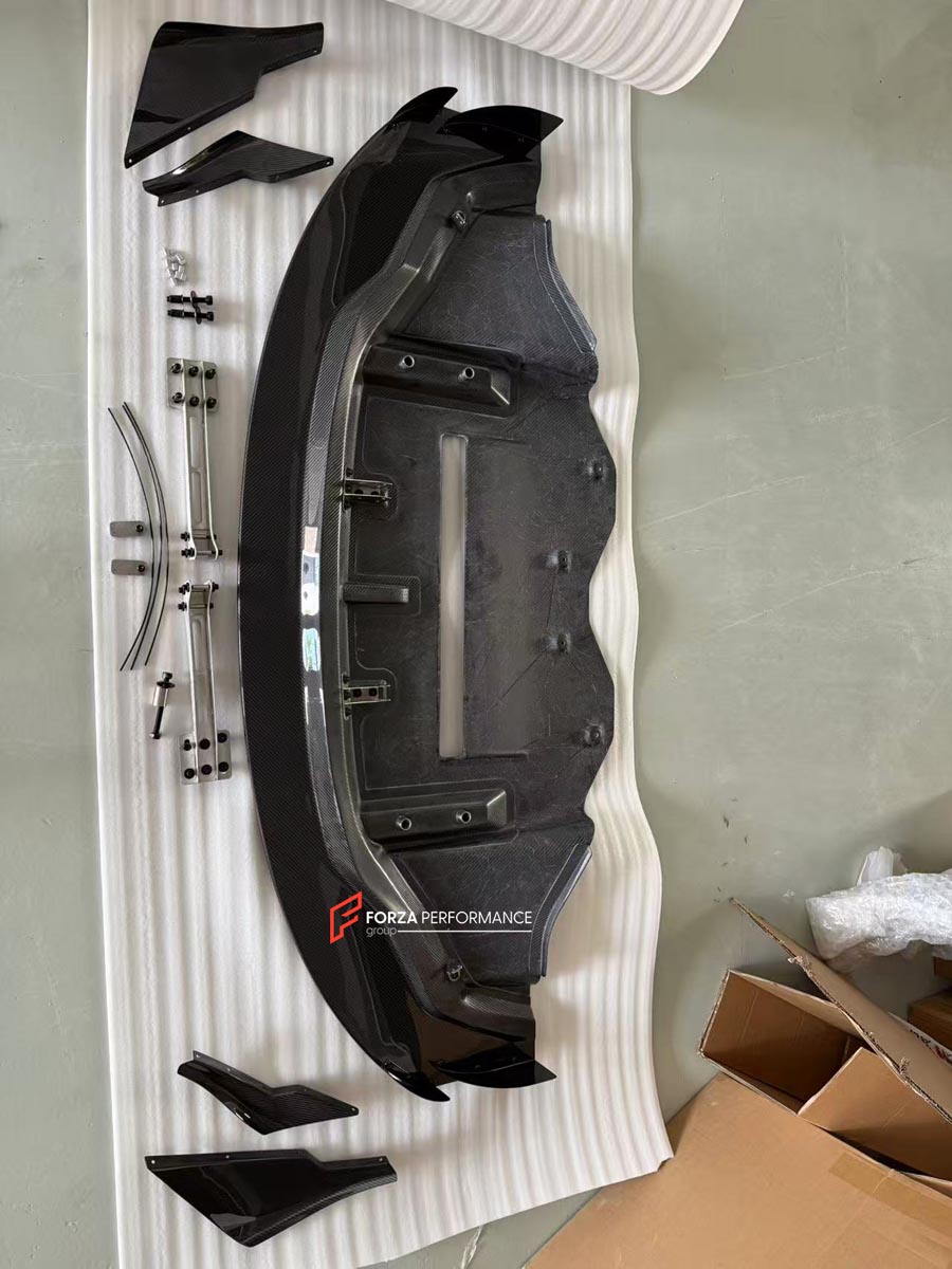 Carbon Front Lip for BMW M4 G82 M3 G80 2020+
Set includes:

Front Lip
Material: Carbon

NOTE: Professional installation is required.