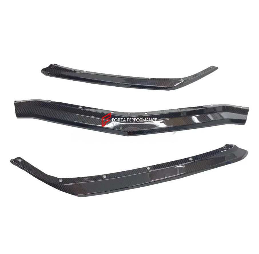 CARBON FIBER FRONT LIP FOR CHEVROLET CORVETTE C8 2020+