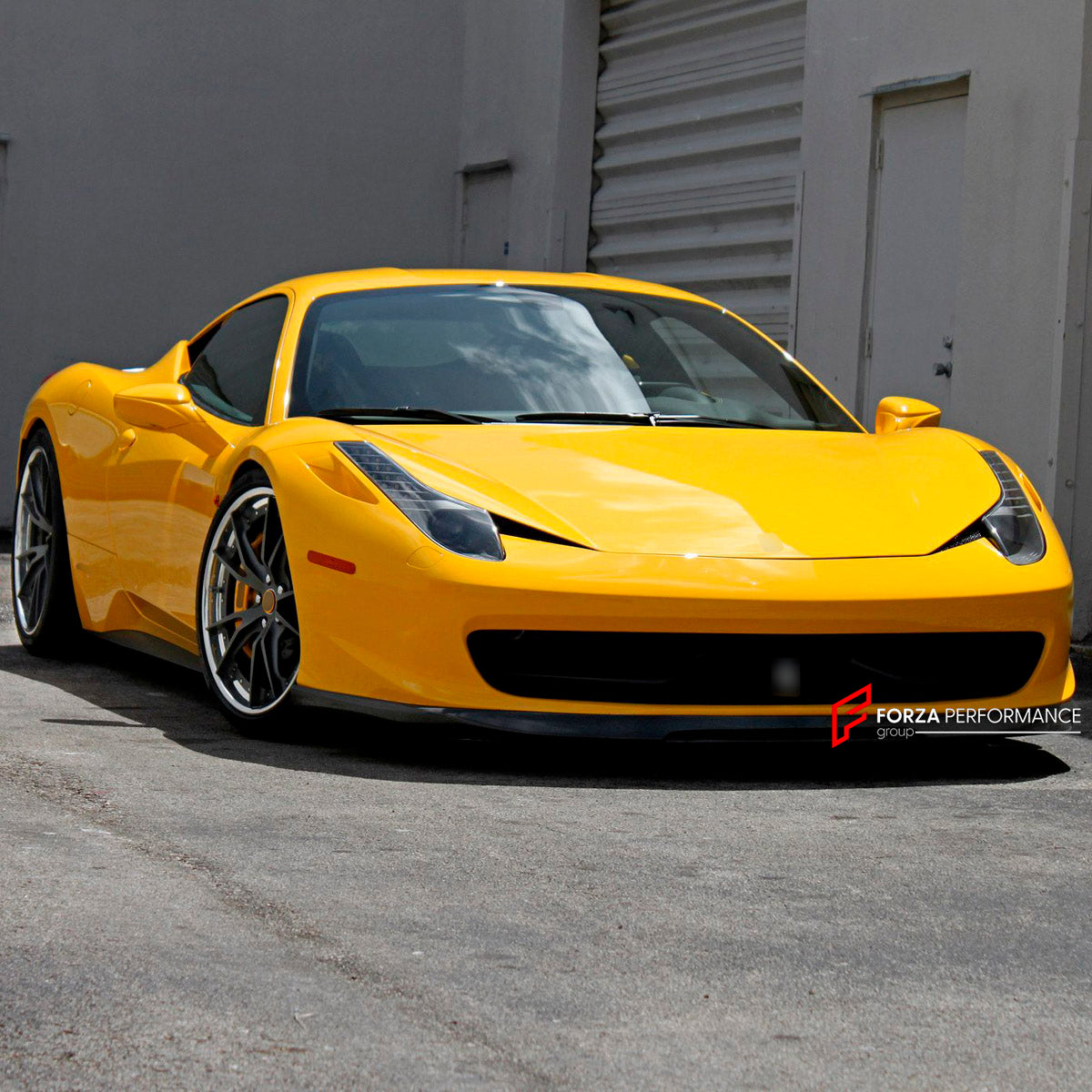 CARBON Front Lip for Ferrari 458 Coupe 2011 - 2013
Set includes:

Front Lip
Material: Carbon

NOTE: Professional installation is required.