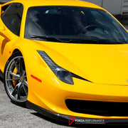 CARBON Front Lip for Ferrari 458 Coupe 2011 - 2013
Set includes:

Front Lip
Material: Carbon

NOTE: Professional installation is required.