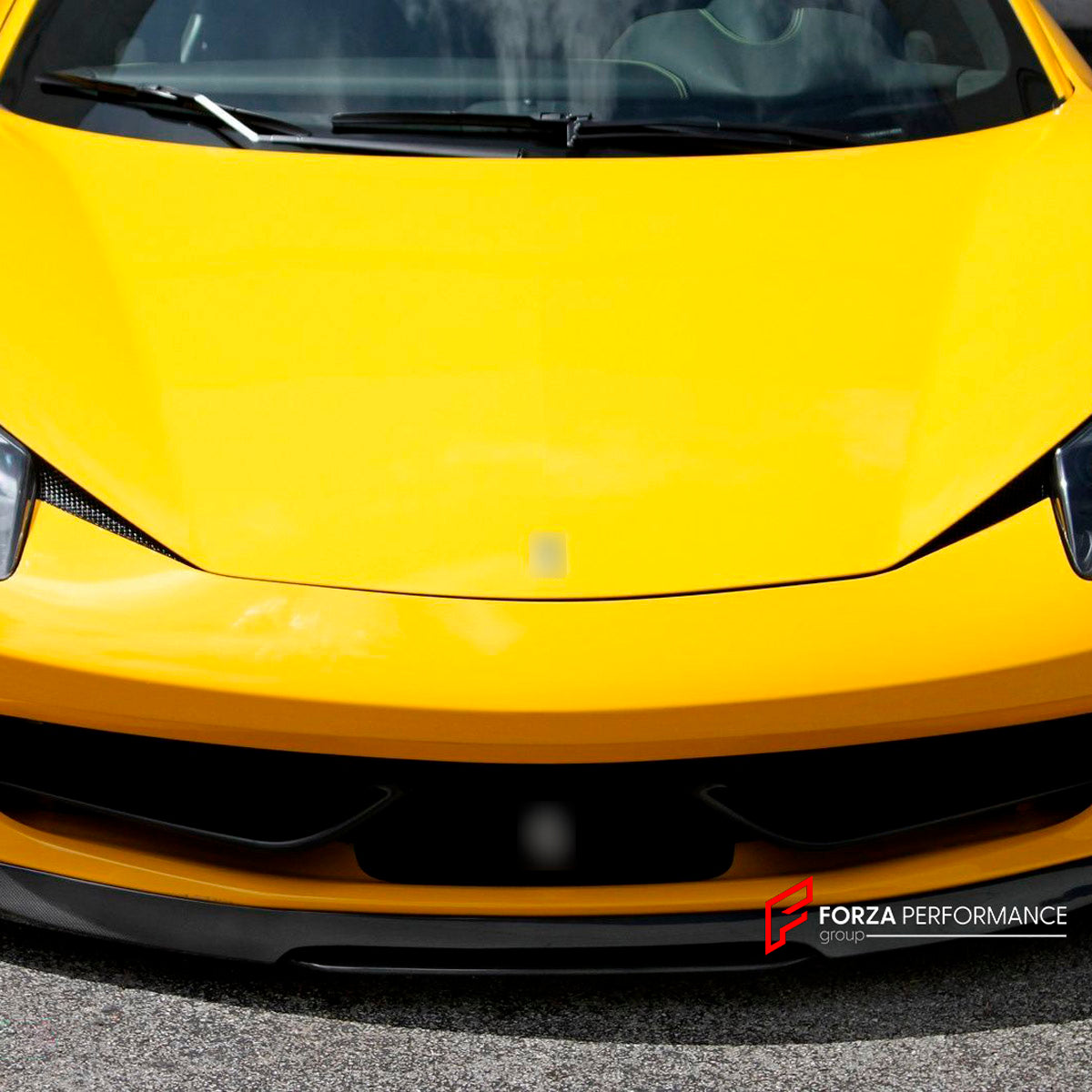 CARBON Front Lip for Ferrari 458 Coupe 2011 - 2013
Set includes:

Front Lip
Material: Carbon

NOTE: Professional installation is required.
