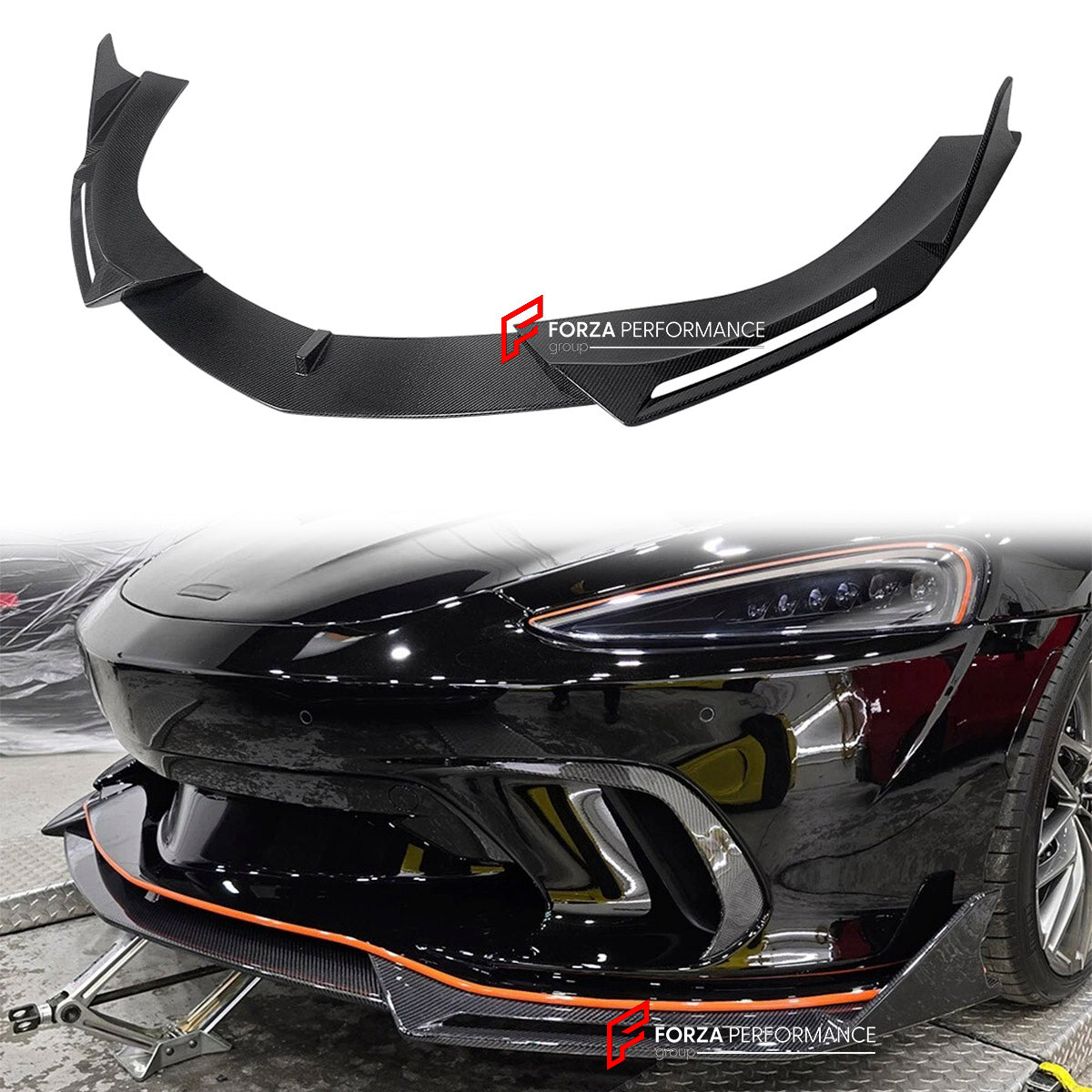 CARBON Front Lip for McLaren GT 2019 - 2023
Set includes:

Front Lip
Material: Carbon

NOTE: Professional installation is required.