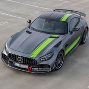 CARBON Front Lip for Mercedes Benz AMG GTR 2016 - 2020
Set includes:

Front Lip
Support rods
Material: Carbon

NOTE: Professional installation is required.