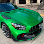 CARBON Front Lip for Mercedes Benz AMG GTR 2016 - 2020
Set includes:

Front Lip
Support rods
Material: Carbon

NOTE: Professional installation is required.
