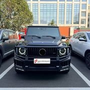 CARBON Front Lip for Mercedes Benz G CLASS W465 G450D G500 2024 - 2026
Set includes:

Front Lip
Material: Carbon

NOTE: Professional installation is required.