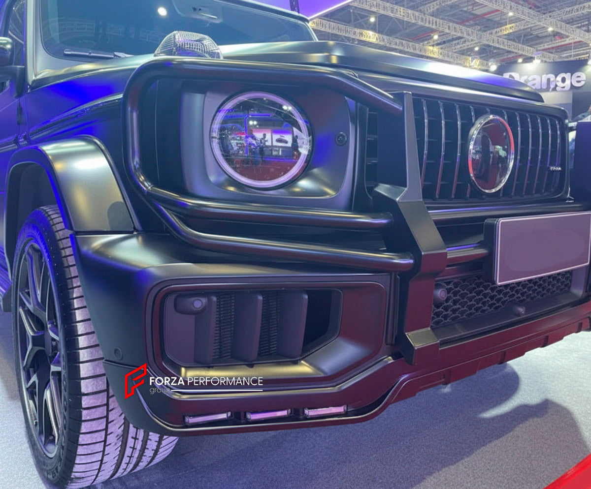 CARBON Front Lip for Mercedes Benz G CLASS W465 G450D G500 2024 - 2026
Set includes:

Front Lip
Material: Carbon

NOTE: Professional installation is required.