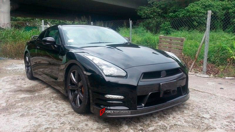 CARBON FRONT LIP for NISSAN GT-R R35 2007 - 2016