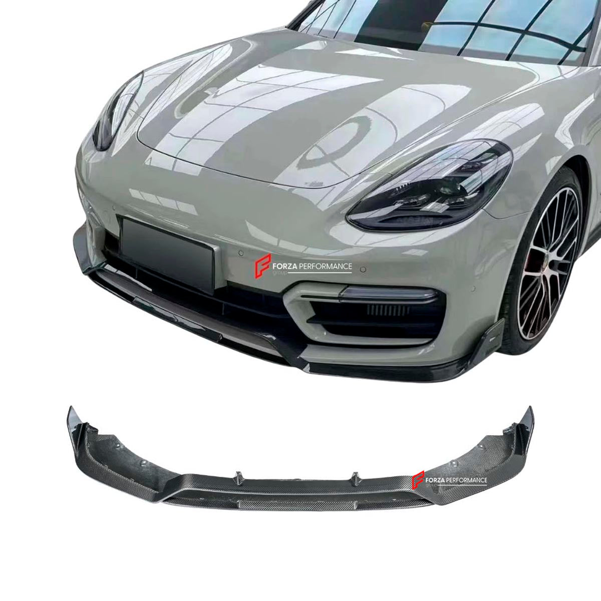 CARBON FRONT LIP for PORSCHE PANAMERA 971 971.2 TURBO S 2016 - 2024
Set includes:

Front Lip
Material: Carbon

NOTE: Professional installation is required.