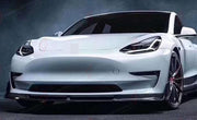 CARBON FRONT LIP for TESLA MODEL 3 2017 - 2023 V Style
Set includes:

Front Lip
Material: Carbon + FRP

NOTE: Add-on type - installs over the original part. Professional installation is required.