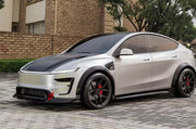 CARBON FRONT LIP for TESLA MODEL Y FACELIFT JUNIPER 2025+ FORZA PERFORMANCE custom fit RZ Style

Set includes:
Front Lip

Material: Carbon

NOTE: Professional installation is required.