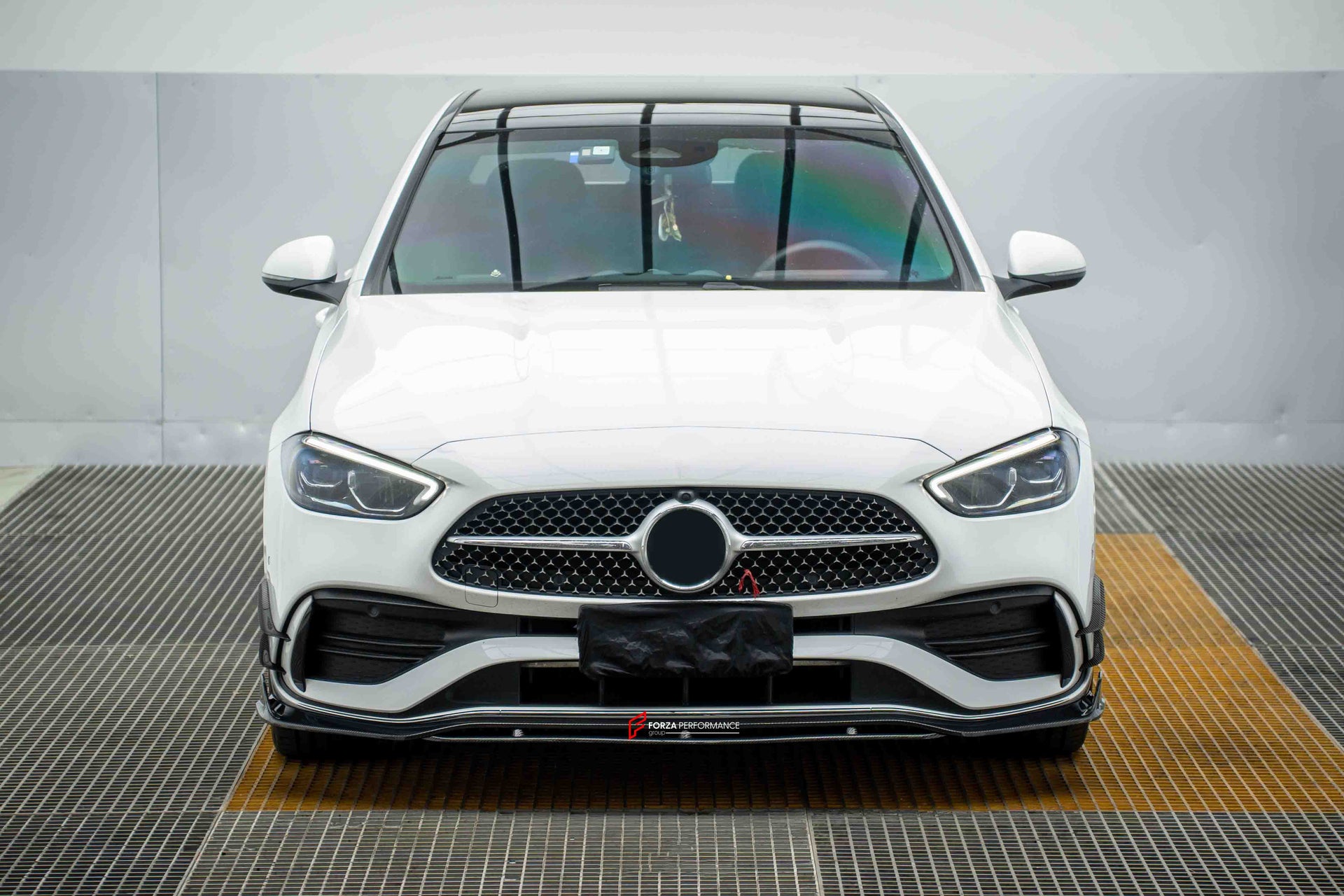 CARBON FRONT LIP CANARDS FOR MERCEDES-BENZ W206 C-CLASS 2021+