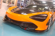 Carbon Front Lip Splitter for McLaren 720S Coupe
Set includes:

Front Lip Splitter
Material: Carbon

NOTE: Professional installation is required.