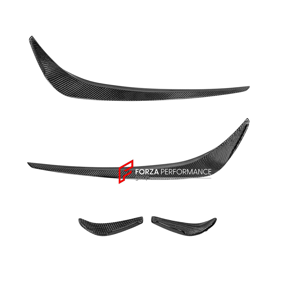 CARBON Front Lip with Front Bumper Canards for Mercedes Benz AMG GTR 2017 - 2021
Set includes:

Front Lip
Front Bumper Canards
Material: Carbon

NOTE: Professional installation is required.