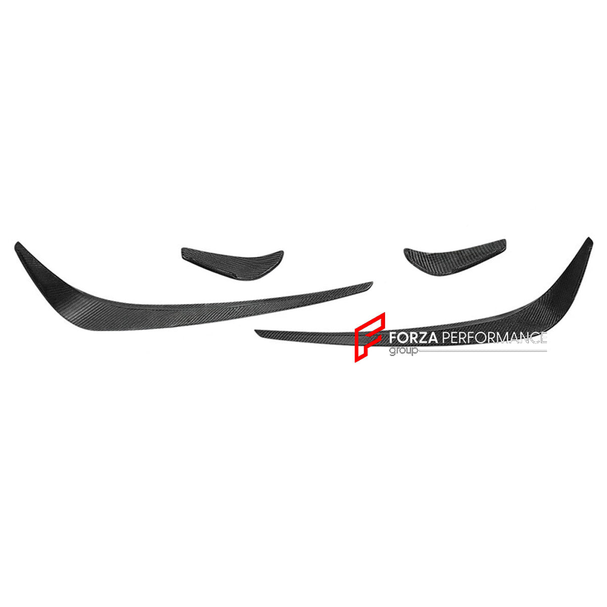 CARBON Front Lip with Front Bumper Canards for Mercedes Benz AMG GTR 2017 - 2021
Set includes:

Front Lip
Front Bumper Canards
Material: Carbon

NOTE: Professional installation is required.