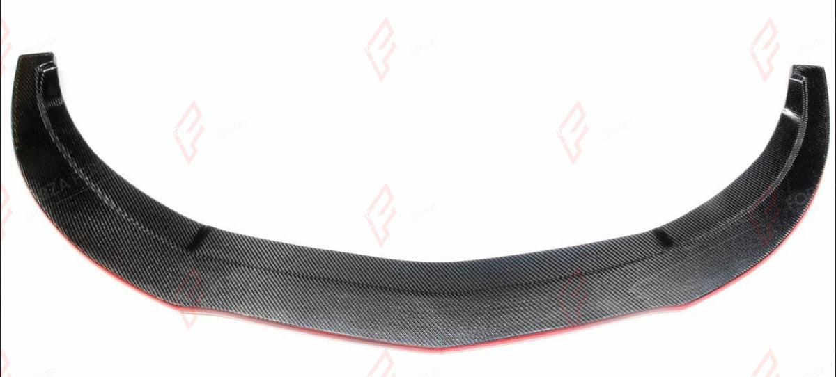 CARBON FRONT LIP WITH RED LINE for MERCEDES BENZ CLA W117 2013 - 2019 R Style
Set includes:

Front Lip
Material: Carbon

NOTE: Professional installation is required.