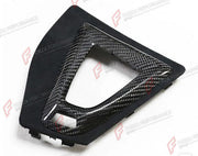 CARBON GEAR SURROUND COVER for BMW M2C F87 2016 - 2020
Set includes:

Gear Surround Cover
Material: Carbon + Alcantara

NOTE: For RHD (right-hand drive) cars only. Professional installation is required.