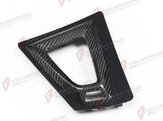 CARBON GEAR SURROUND COVER for BMW M3 F80 2015 - 2020
Set includes:

Gear Surround Cover
Material: Carbon + Alcantara

NOTE: Available for LHD and RHD cars - specify your drive side. Professional installation is required.