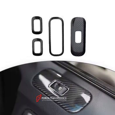 CARBON GLASS LIFT SWITCH FRAME TRIM for MERCEDES-BENZ G-CLASS G450 G350 G500 G550 AMG G63 G63 W465 2024+

Set includes:

Glass Lift Switch Frame

Material: Carbon Fiber

NOTE: Professional installation is required.