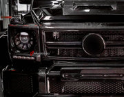 CARBON HEADLIGHT COVERS for MERCEDES-BENZ G-CLASS W463 2008 - 2018

Set includes:
Headlight Covers

Material: Carbon

NOTE: Professional installation is required.