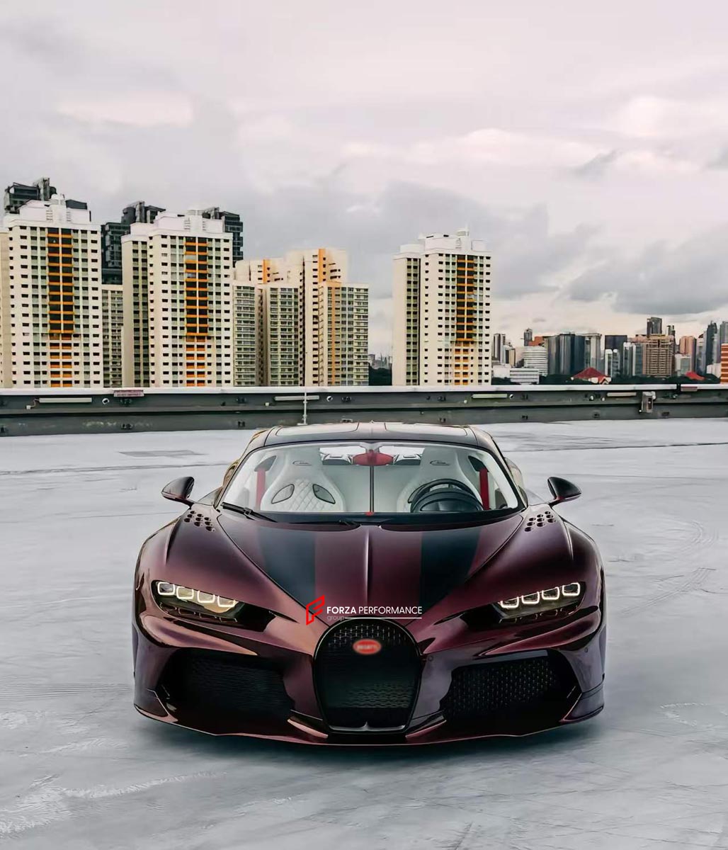 CARBON HEADLIGHTS for BUGATTI CHIRON 2015 - 2022
Set includes:

Left Headlight
Right Headlight
Material: Carbon

NOTE: Professional installation is required.