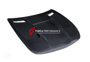 CARBON FIBER HOOD BONNET BLACK SERIES STYLE FOR MERCEDES-BENZ C190 AMG GT/GTS/GTC/GTR