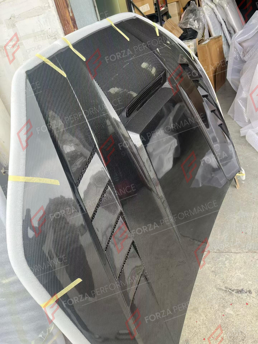CARBON HOOD BONNET for AUDI A5 S5 RS5 F5 2016 - 2025

Set includes:
Hood Bonnet

Material: Carbon

NOTE: Professional installation is required.