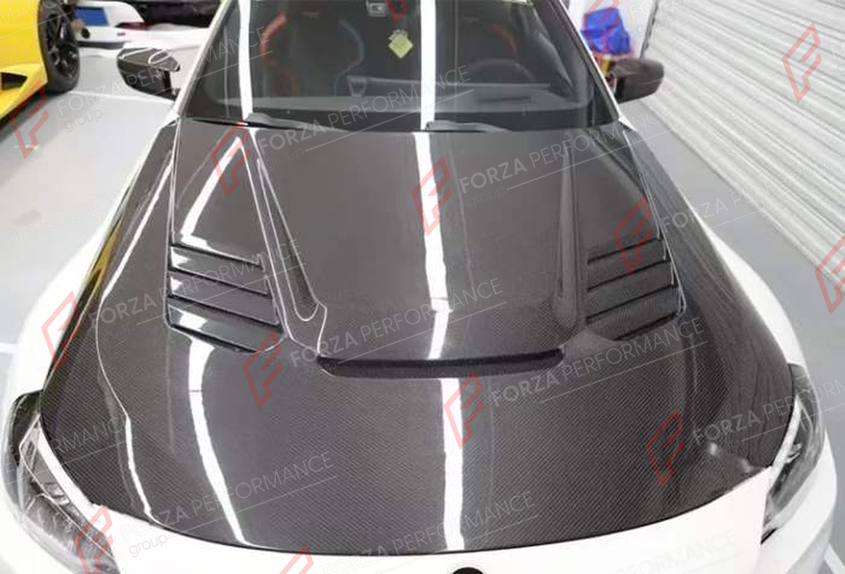 CARBON HOOD BONNET for BMW 2 SERIES G42 M2 G87 2021+ FORZA PERFORMANCE custom fit Alpha-N Style

Set includes:
Hood Bonnet

Material: Carbon

NOTE: Professional installation is required.