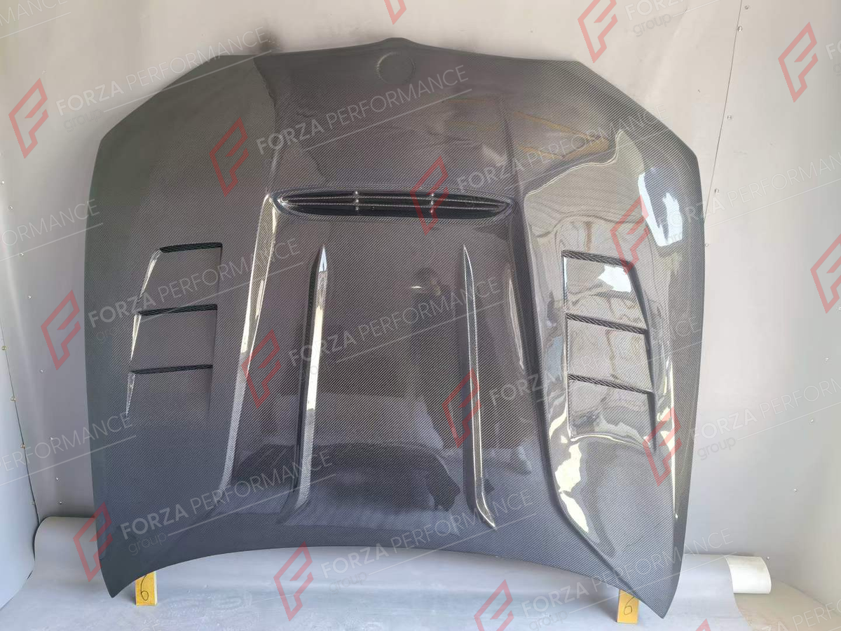 CARBON HOOD BONNET for BMW 3 SERIES G20 2019+

Set includes:
Hood Bonnet

Material: Carbon

NOTE: Professional installation is required.