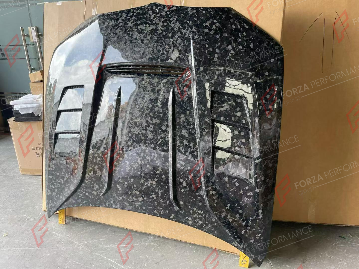 CARBON HOOD BONNET for BMW 3 SERIES G20 2019+

Set includes:
Hood Bonnet

Material: Carbon

NOTE: Professional installation is required.