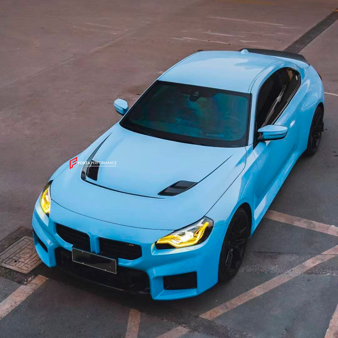 CARBON HOOD BONNET for BMW M2 G87 2023+

Set includes:

Hood Bonnet

Material: Carbon

Note: Professional installation is required.
