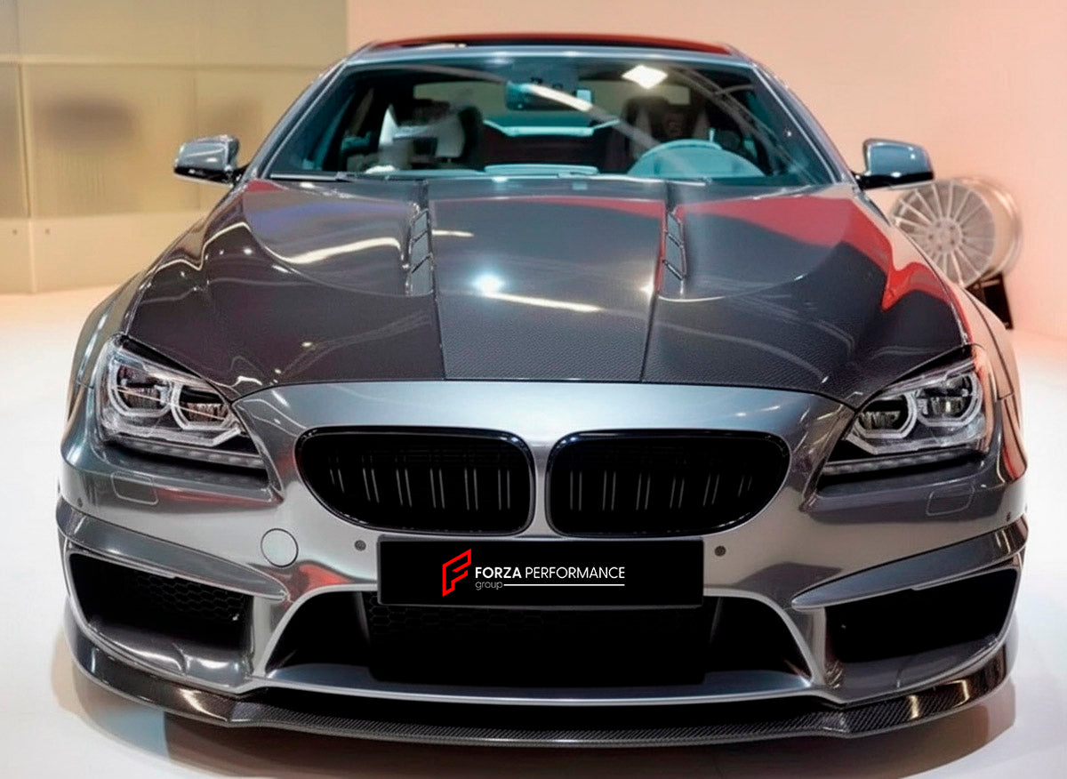 CARBON Hood Bonnet for BMW M6 F06 F12 F13 2012 - 2018
Set includes:

Hood Bonnet
Material: Carbon

NOTE: Professional installation is required.

