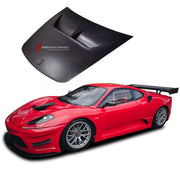 CARBON HOOD BONNET for FERRARI F430 2004 - 2009 FORZA PERFORMANCE custom fit GT3 Style
Set includes:

Hood Bonnet
Material: Carbon

NOTE: Professional installation is required.
