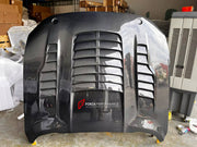 CARBON HOOD BONNET for FORD MUSTANG VI S550 FACELIFT 2018 - 2023 FORZA PERFORMANCE custom fit KR Style

Set includes:
Hood Bonnet

Material: Carbon

NOTE: Professional installation is required.