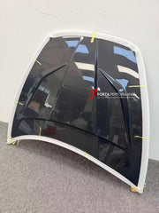 CARBON HOOD BONNET for TESLA MODEL 3 FACELIFT HIGHLAND 2023+ FORZA PERFORMANCE custom fit CMST Style

Set includes:
Hood Bonnet

Material: Carbon

NOTE: Professional installation is required.