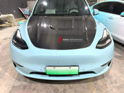 CARBON HOOD BONNET for TESLA MODEL Y 2020 - 2025

Set includes:
Hood Bonnet

Material: Carbon

NOTE: Professional installation is required.