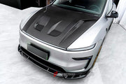 CARBON HOOD BONNET for TESLA MODEL Y JUNIPER 2025+

Set includes:

Hood / Bonnet

Material: Carbon fiber or Fiberglass

Note: Professional installation is required