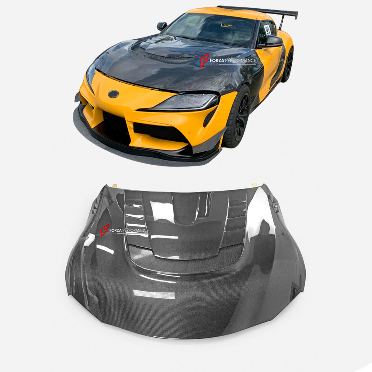 CARBON HOOD BONNET for TOYOTA GR SUPRA A90 2019+

Set includes:

Hood / Bonnet

Material: Carbon

NOTE: Professional installation is required.

Why “Contact Us for Pricing”?

We don’t display fixed prices because our goal is to offer you the most competitive deal possible. Product costs often decrease over time, and by requesting a quote, you’ll receive our most up-to-date price on market.

SECURED PAYMENT METHODS&nbsp;
PayPal (+4.4% fee)
Visa / Mastercard / American Express (through PayPal)

Bank Wire tran