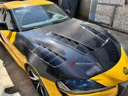 CARBON HOOD BONNET for TOYOTA SUPRA V A90 A91 2019 - 2026 FORZA PERFORMANCE custom fit TV Style

Set includes:
Hood Bonnet

Material: Carbon

NOTE: Professional installation is required.