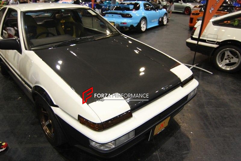 CARBON HOOD BONNET for TOYOTA TRUENO COROLLA AE86 1983 - 1987