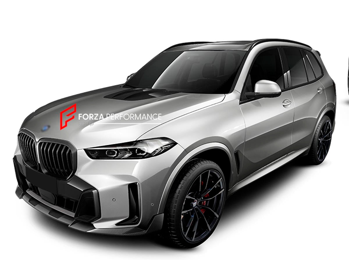 Carbon Hood Bonnet Trim for BMW X5 LCI G05 G18 40i 50e M50i M60i xDrive sDrive 2019+
Set includes:

Hood Bonnet Trim
Material: Carbon

NOTE: Professional installation is required.